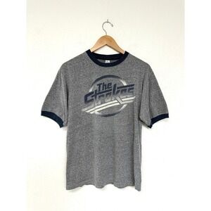 RARE The Strokes Band Graphic Magna Logo T-Shirt Mens Ringer Tee L